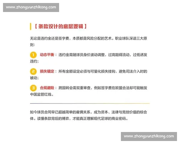 从转会条款到薪酬激励解析现代足球合同的法律与商业逻辑框架实践